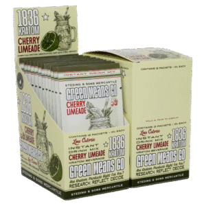 Green Means Go Cherry Limeade Instant Mix Packet - Monthly (Box of 12)